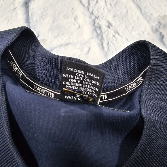 Jos A Bank MENS SIZE S Windbreaker Navy Blue Golf Apparel Leadbetter - Picture 6 of 10